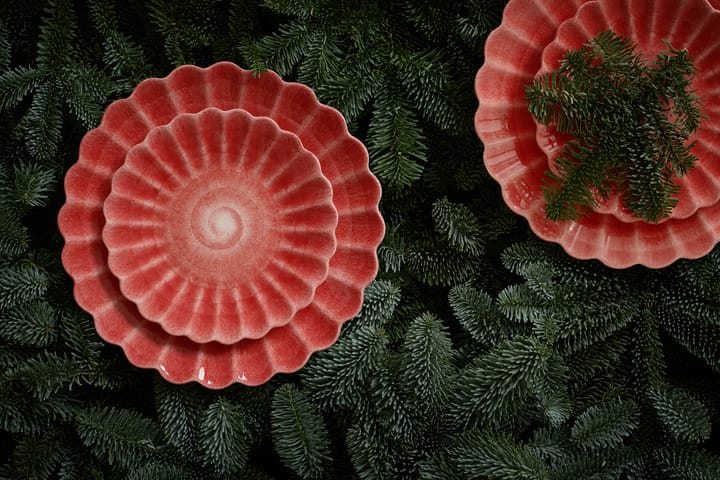 Oyster プレート 20 cm, Red Mateus | マテュース