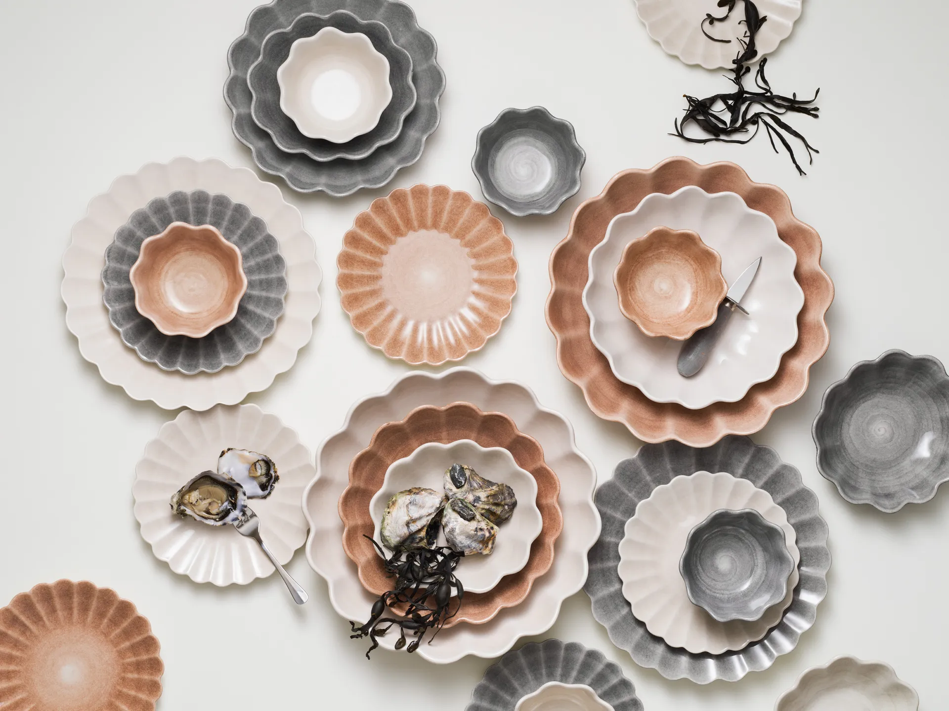 Oyster ボウル Ø24 cm, white Mateus | マテュース