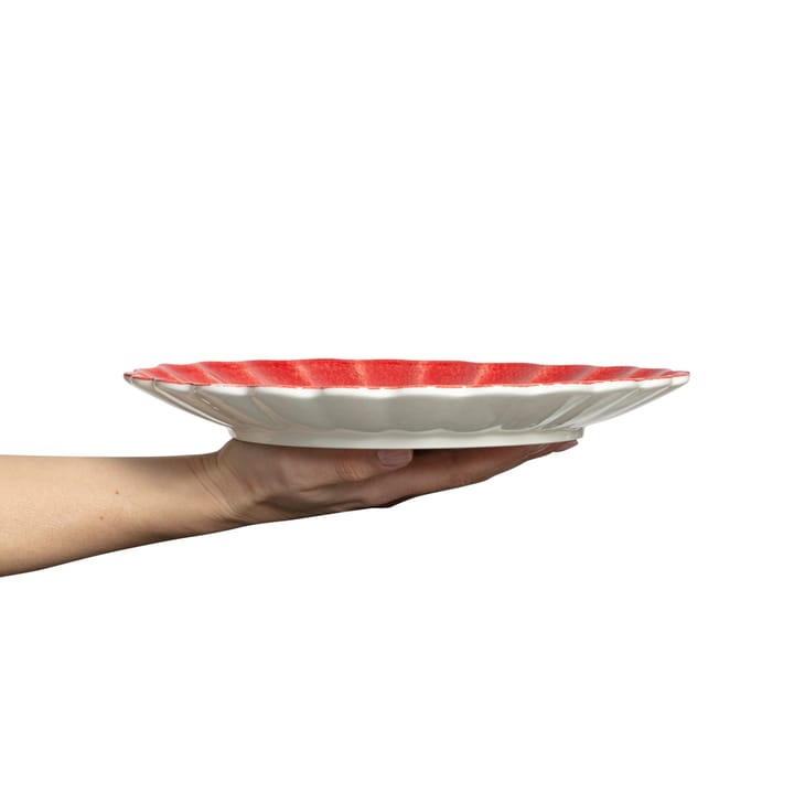 Oyster プレート 28 cm, Red Mateus | マテュース
