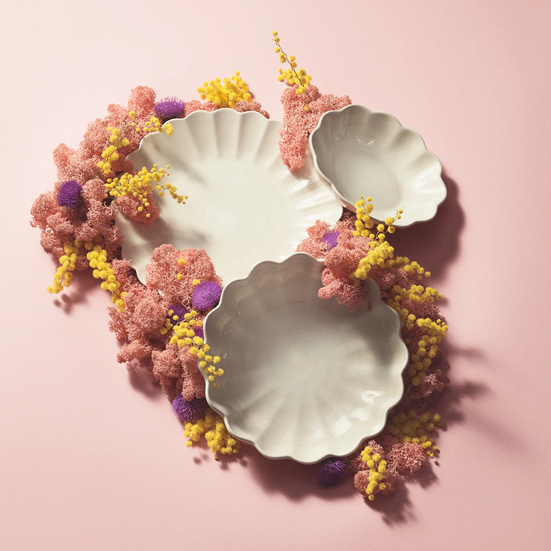 Oyster プレート 28 cm, sand Mateus | マテュース