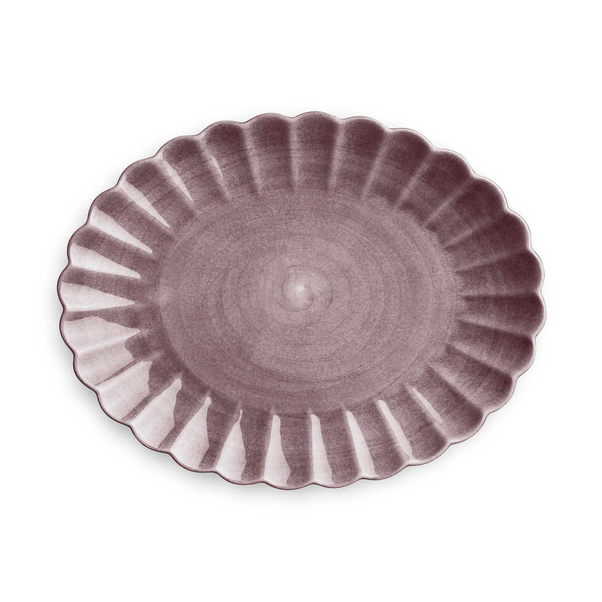 Oyster ソーサー 30x35 cm, Plum Mateus | マテュース