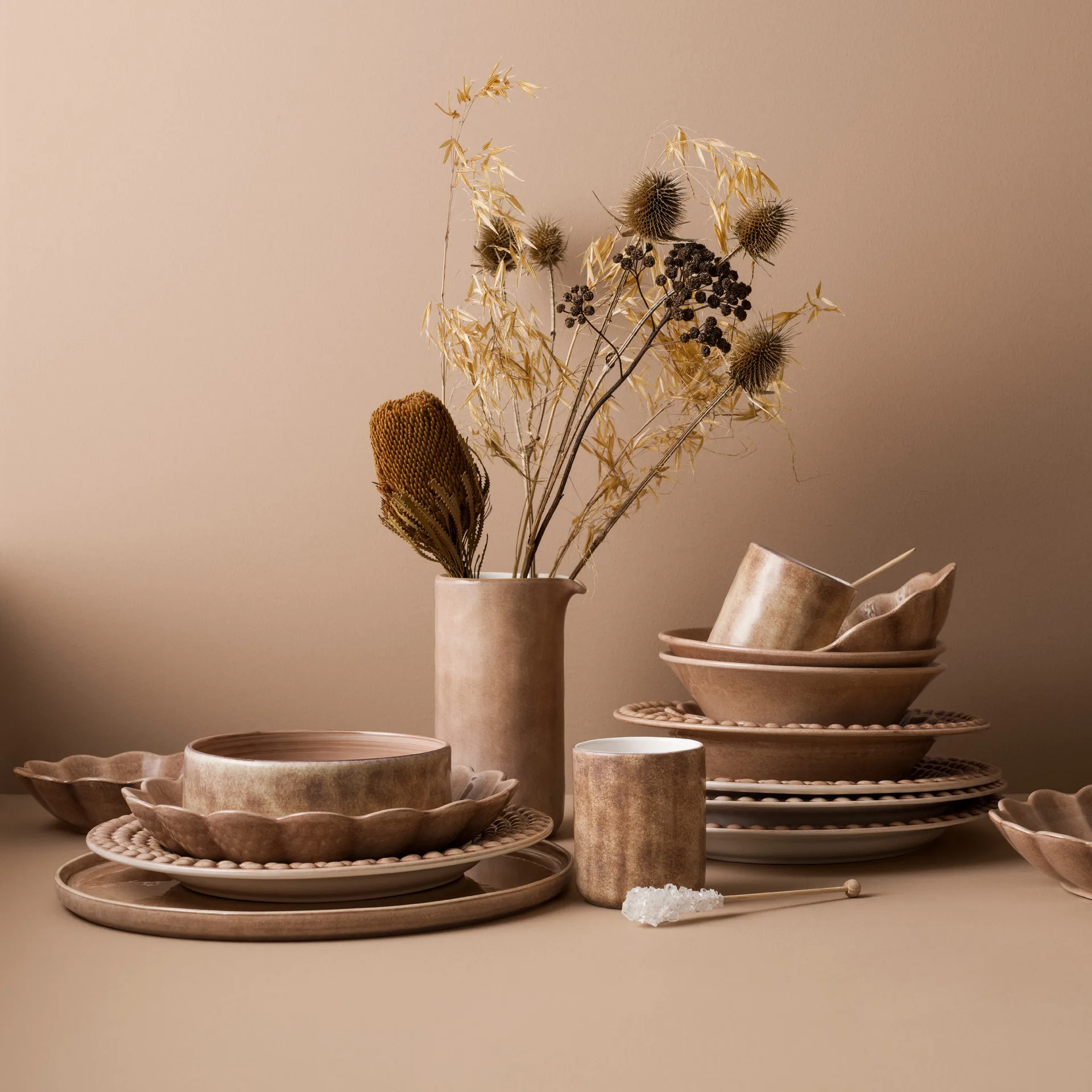 Oyster ボウル Ø31 cm, cinnamon Mateus | マテュース