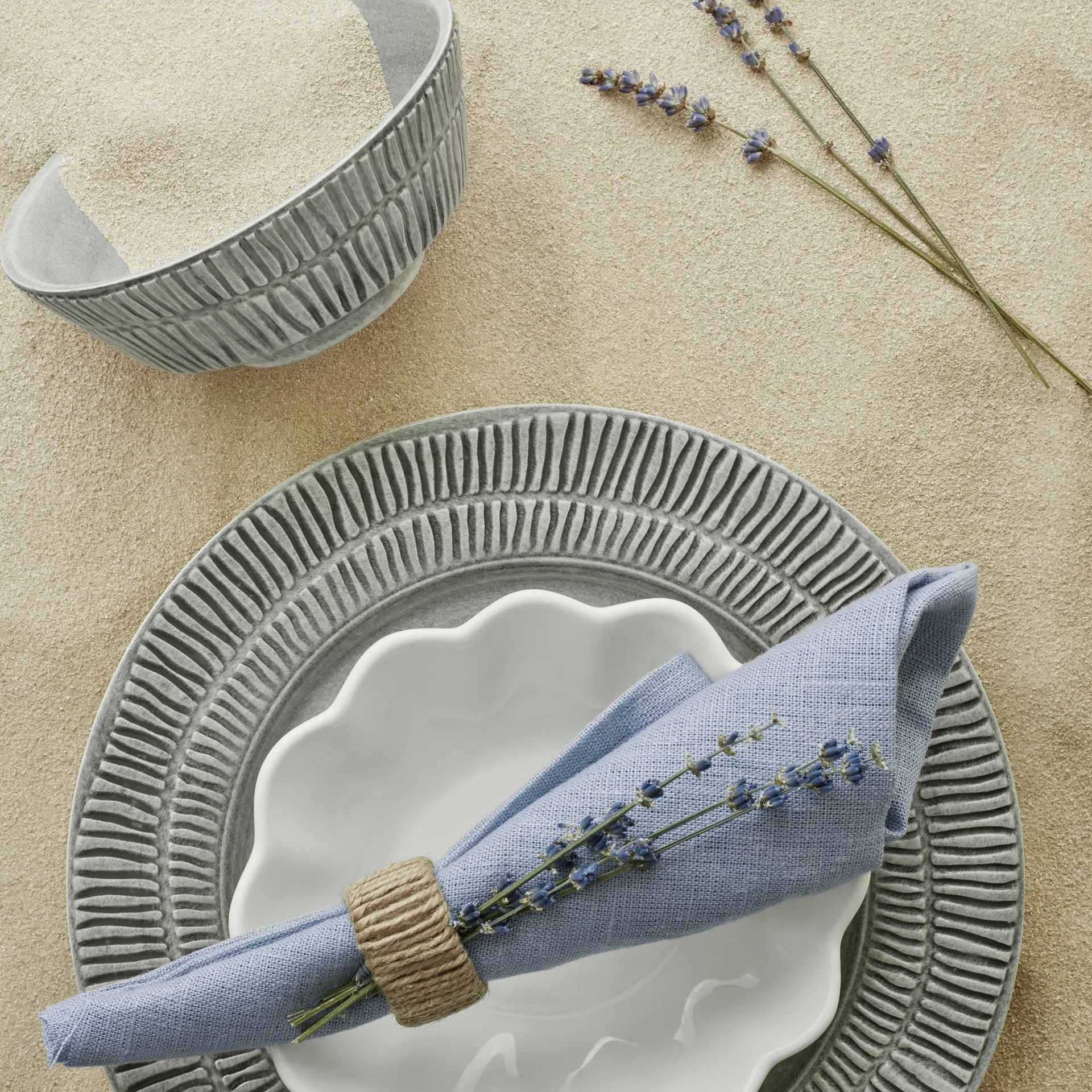 Stripes ボウル Ø15 cm, Grey Mateus | マテュース