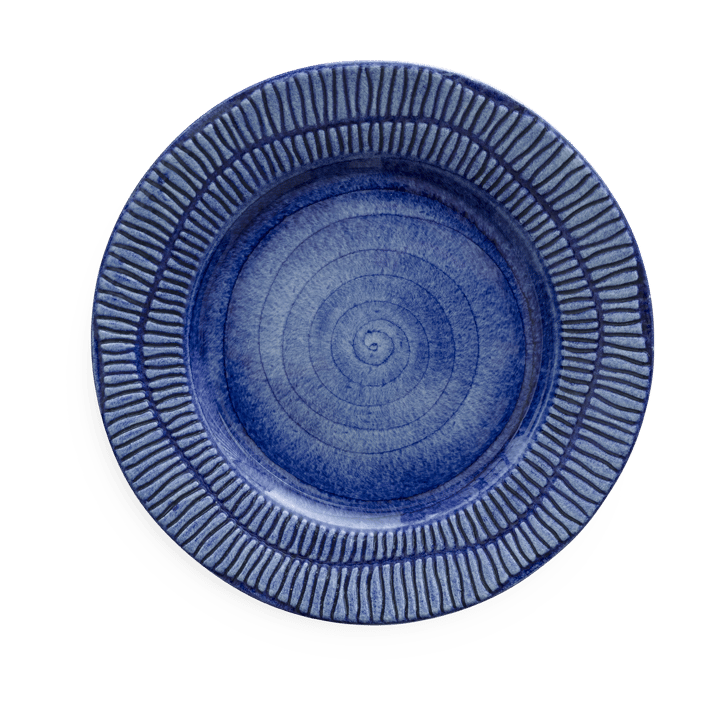 Stripes プレート Ø21 cm - Blue - Mateus | マテュース