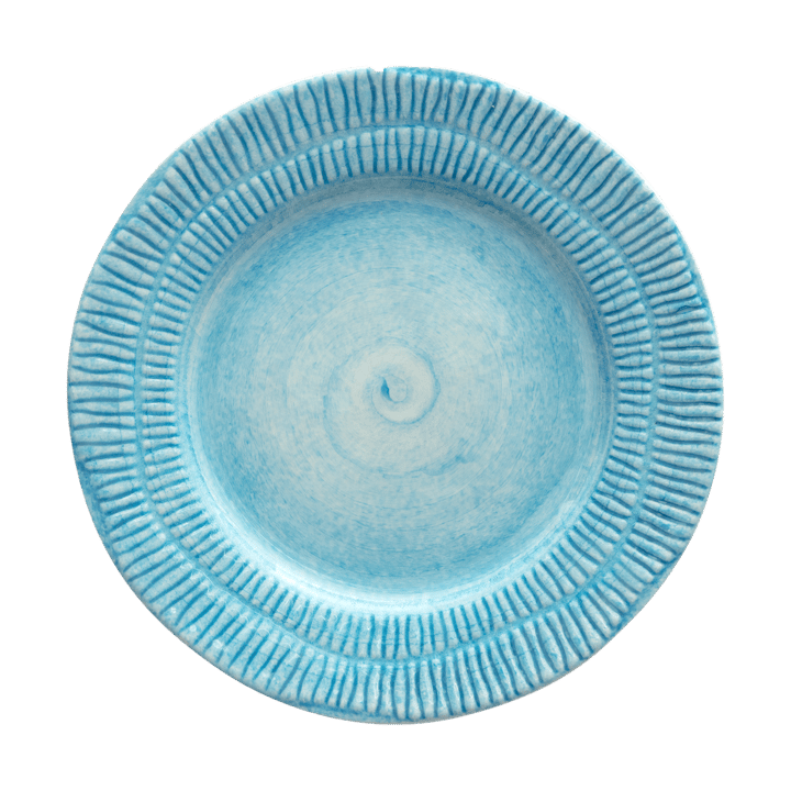 Stripes プレート Ø21 cm - Turquoise - Mateus | マテュース
