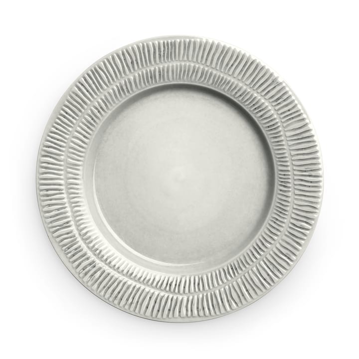 Stripes プレート Ø28 cm - Grey - Mateus | マテュース