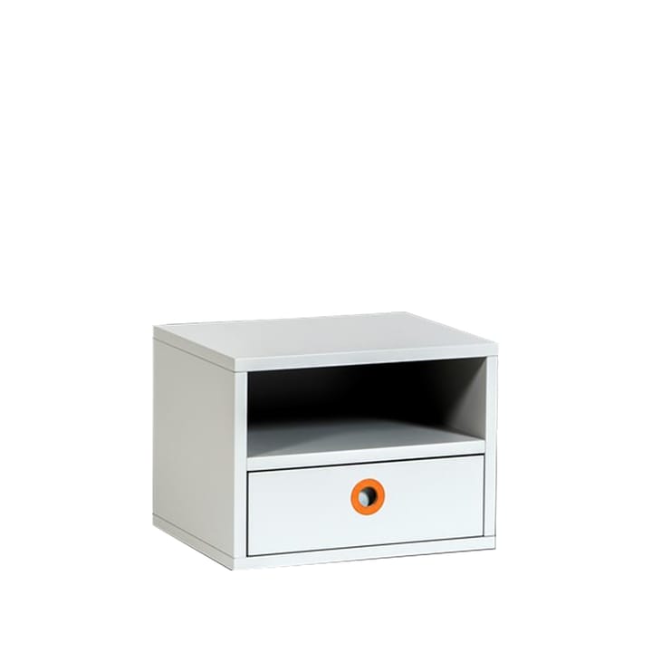 Höllviken ベッドサイドテーブル 壁かけ - light gray, 1 drawer - Mavis