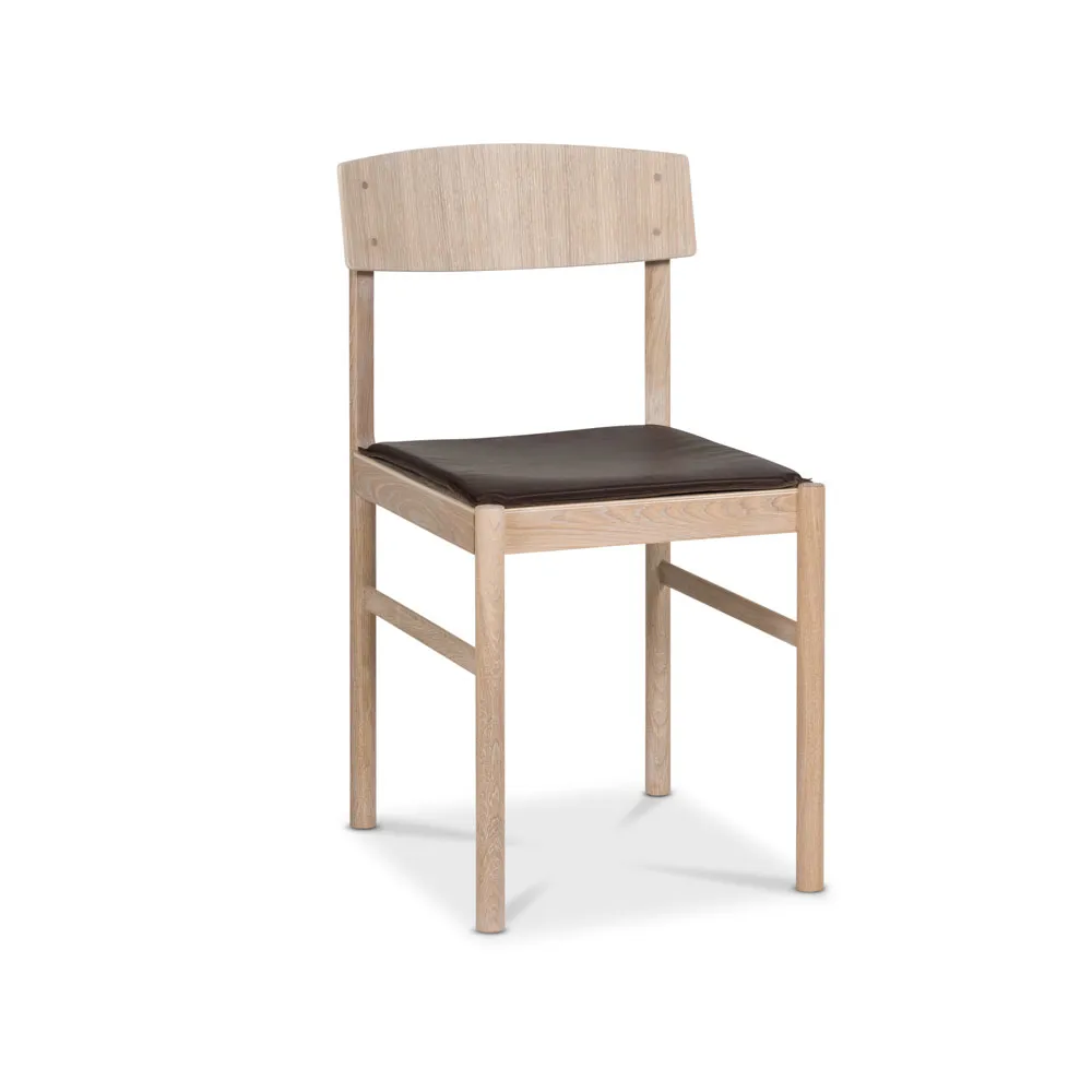 Red チェアシート, leather mocca Mavis