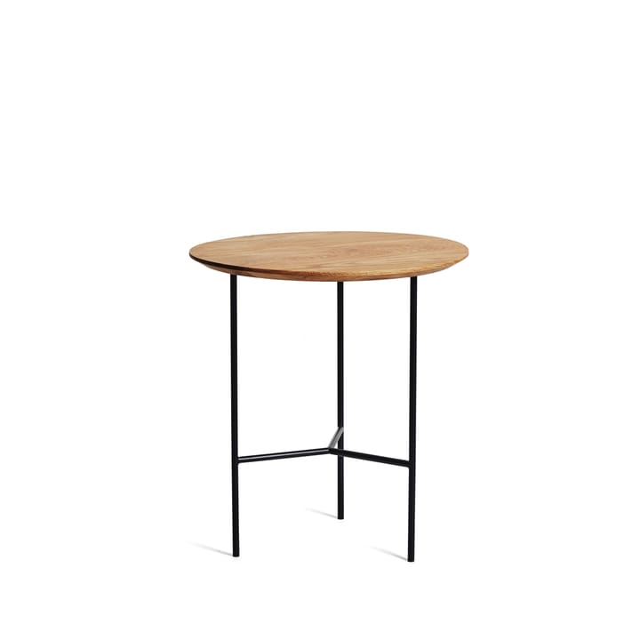 Tribeca サイドテーブル - oak oil rustic, black legs, ø47 cm - Mavis