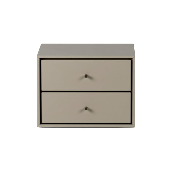 Volt 壁掛け ベッドサイドテーブル - Beige-stainless steel - Mavis
