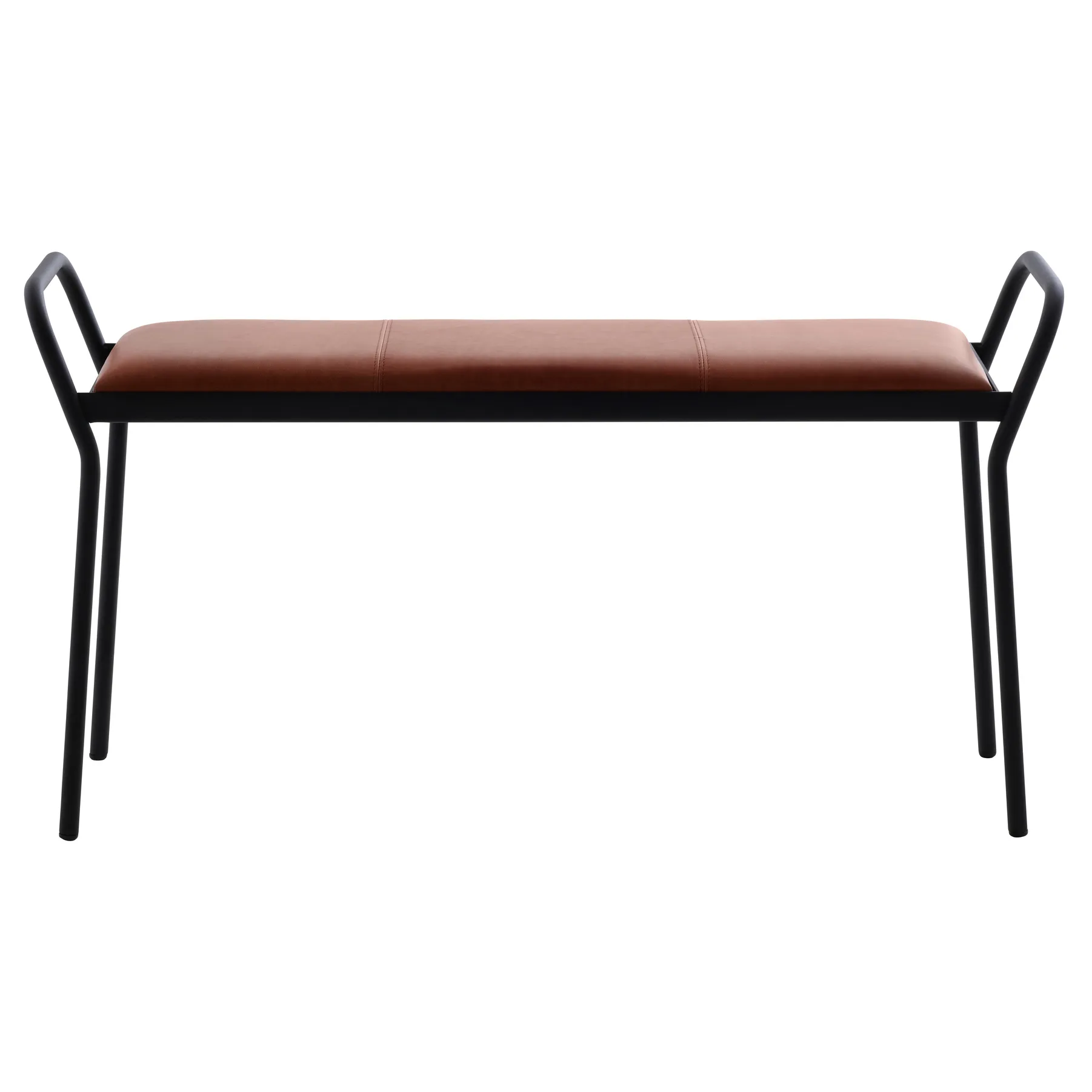 Anytwo スツール, Black-vintage cognac Maze | メイズ