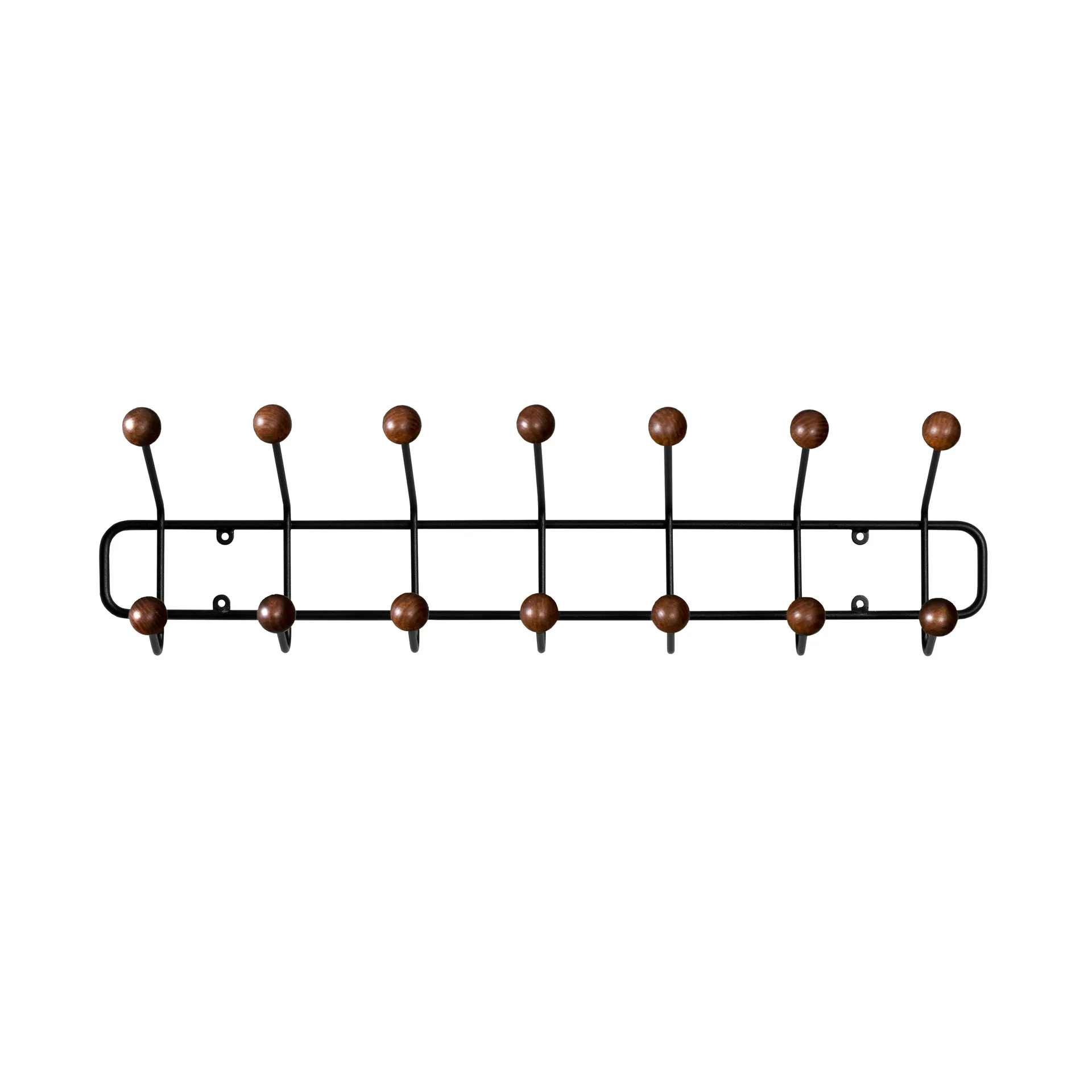 Bill Horizontal S ハンガー, black-dark brown Maze | メイズ