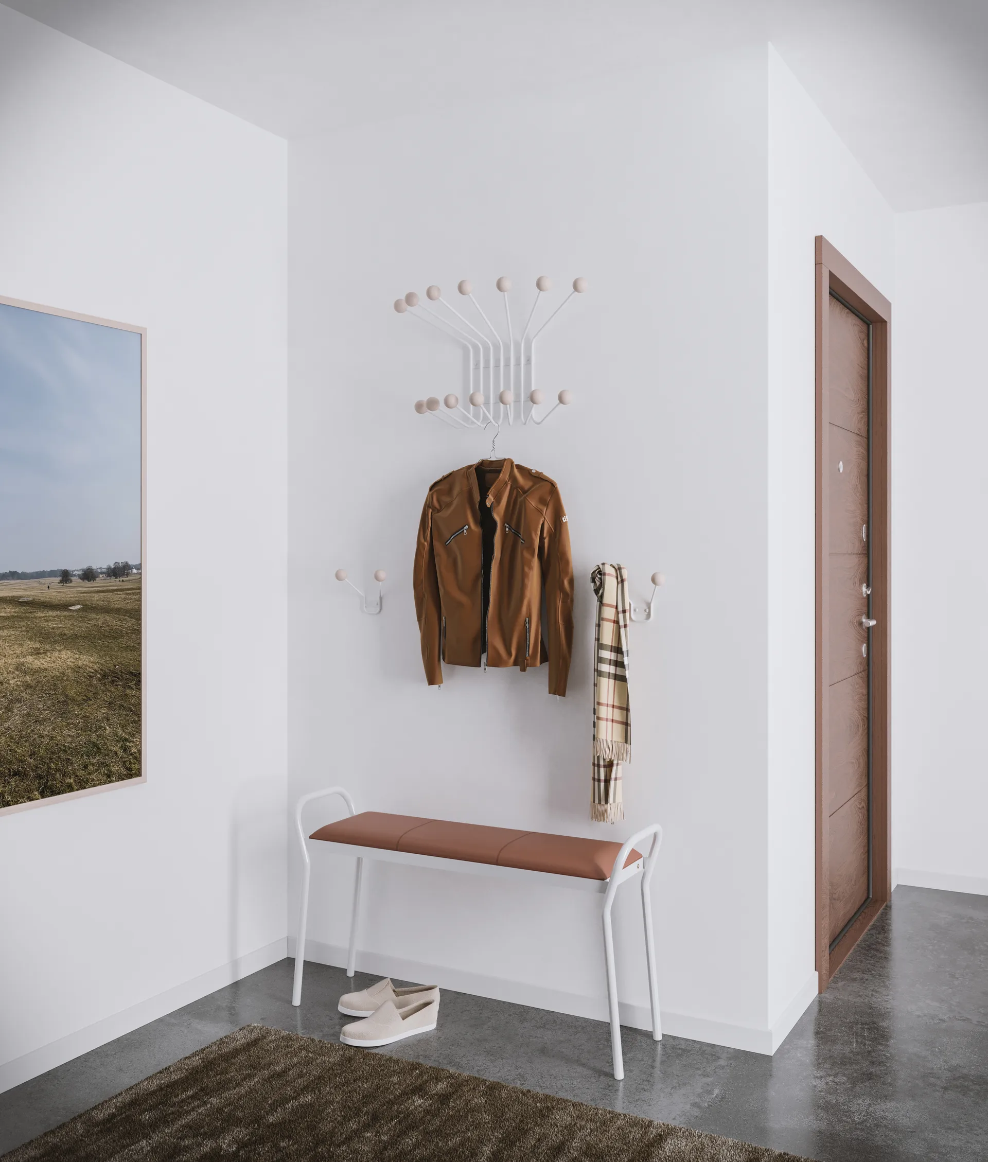 Bill XXS ハンガー, Greige Maze | メイズ