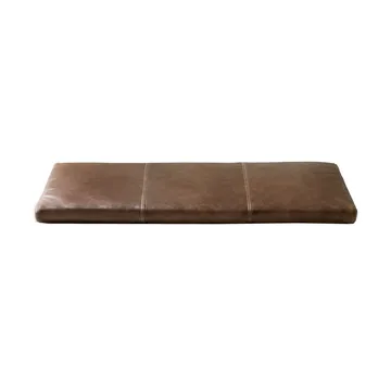 Gentle ベンチ用シートクッション - Elmo leather vintage brown, 74.5x2.5x28.5 cm - Maze | メイズ