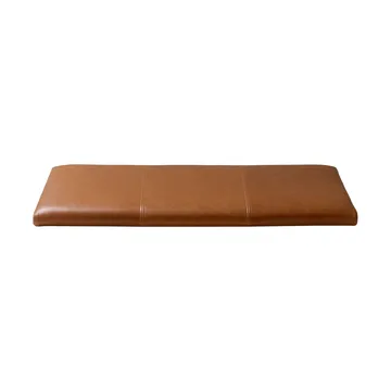Gentle ベンチ用シートクッション - Elmo leather vintage cognac, 74.5x2.5x28.5 cm - Maze | メイズ