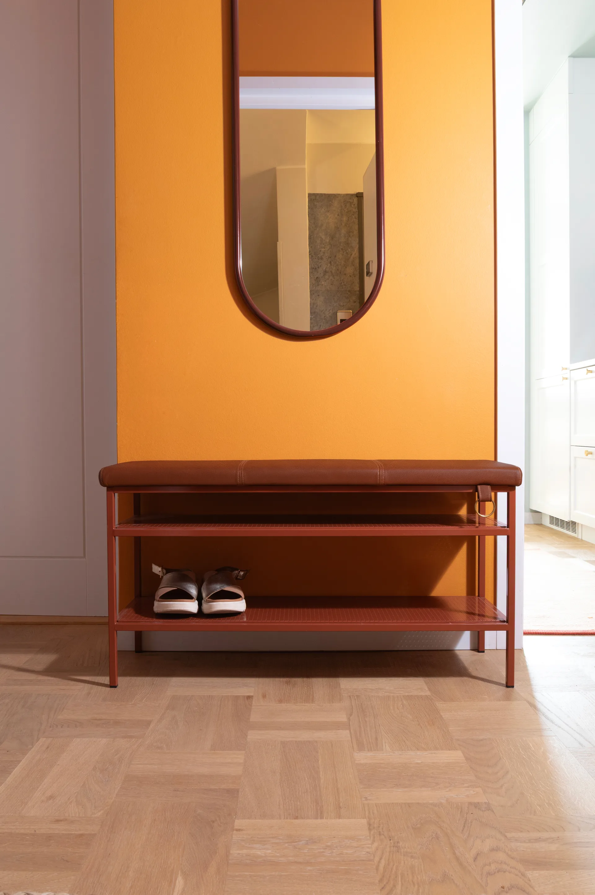 Nancy シューズシェルフ, Cinnamon-vintage cognac Maze | メイズ