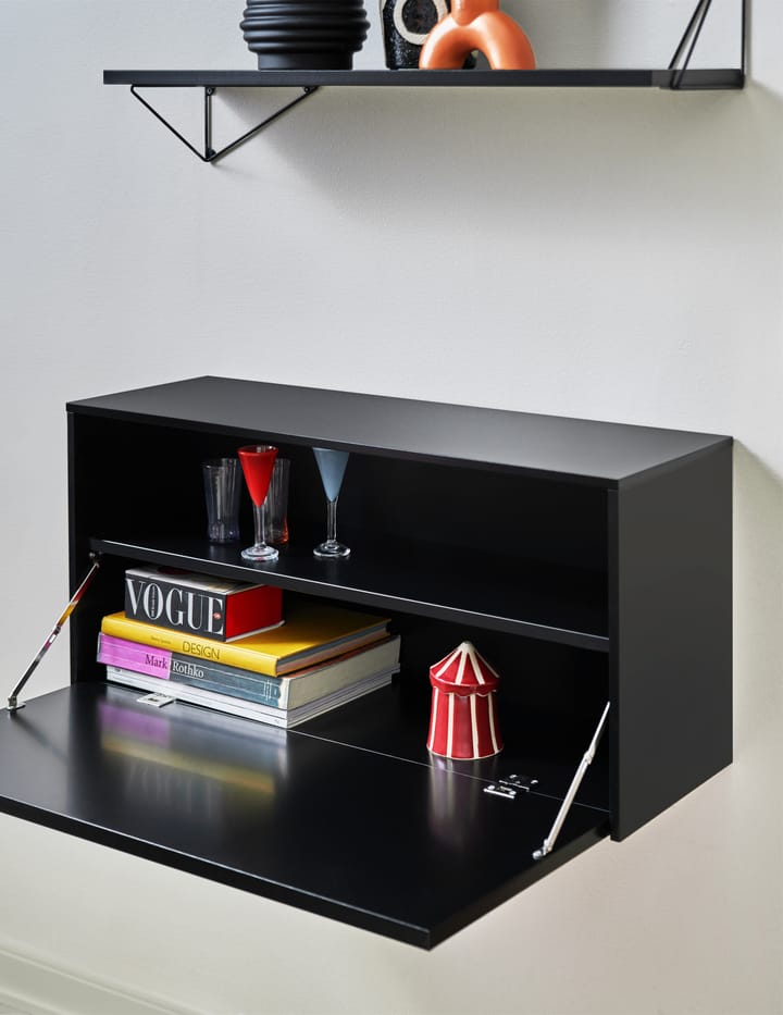 Pythagoras Cabinet ウォール キャビネット 38x80 cm, Black Maze | メイズ