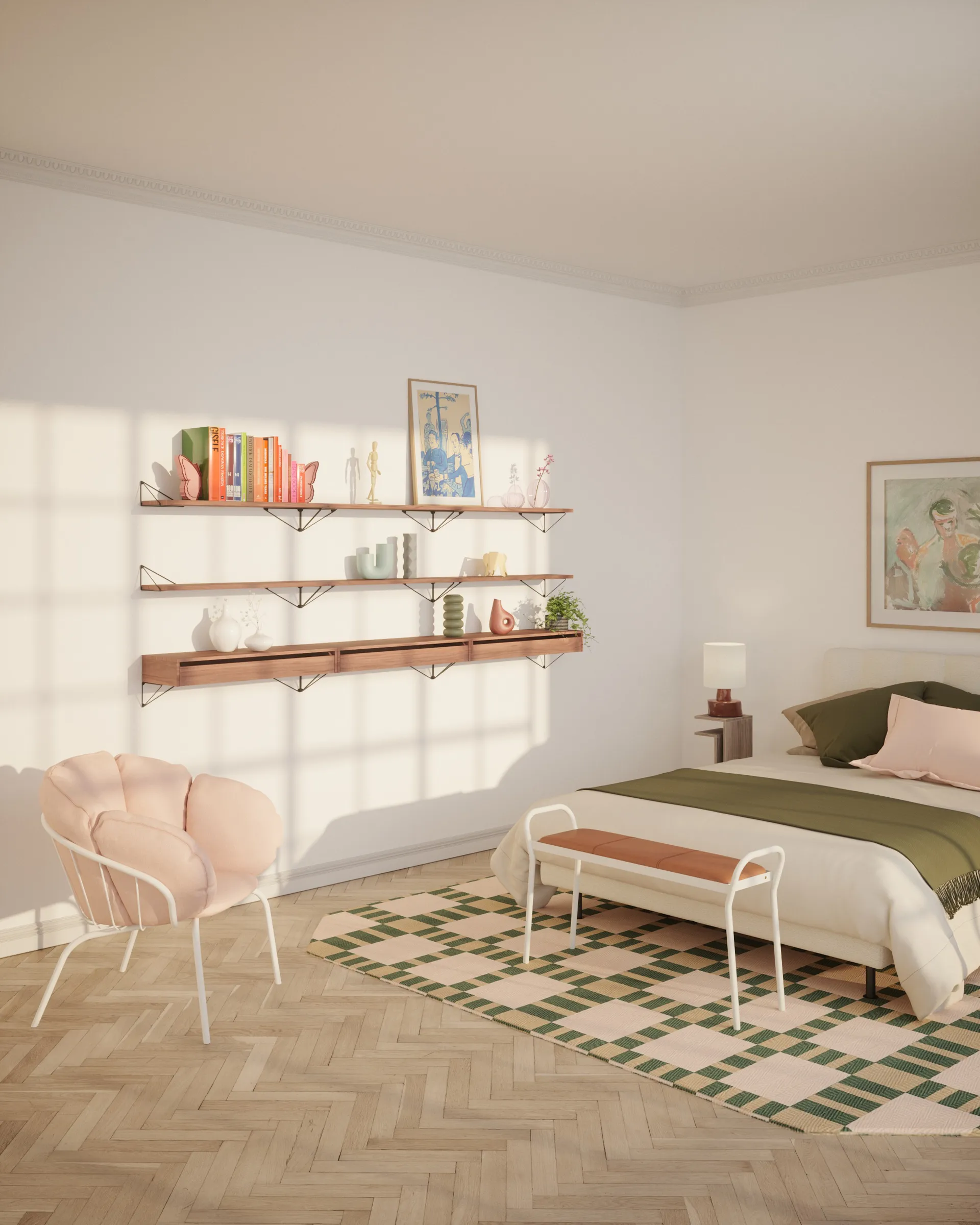 Pythagoras 引き出し L, walnut Maze | メイズ