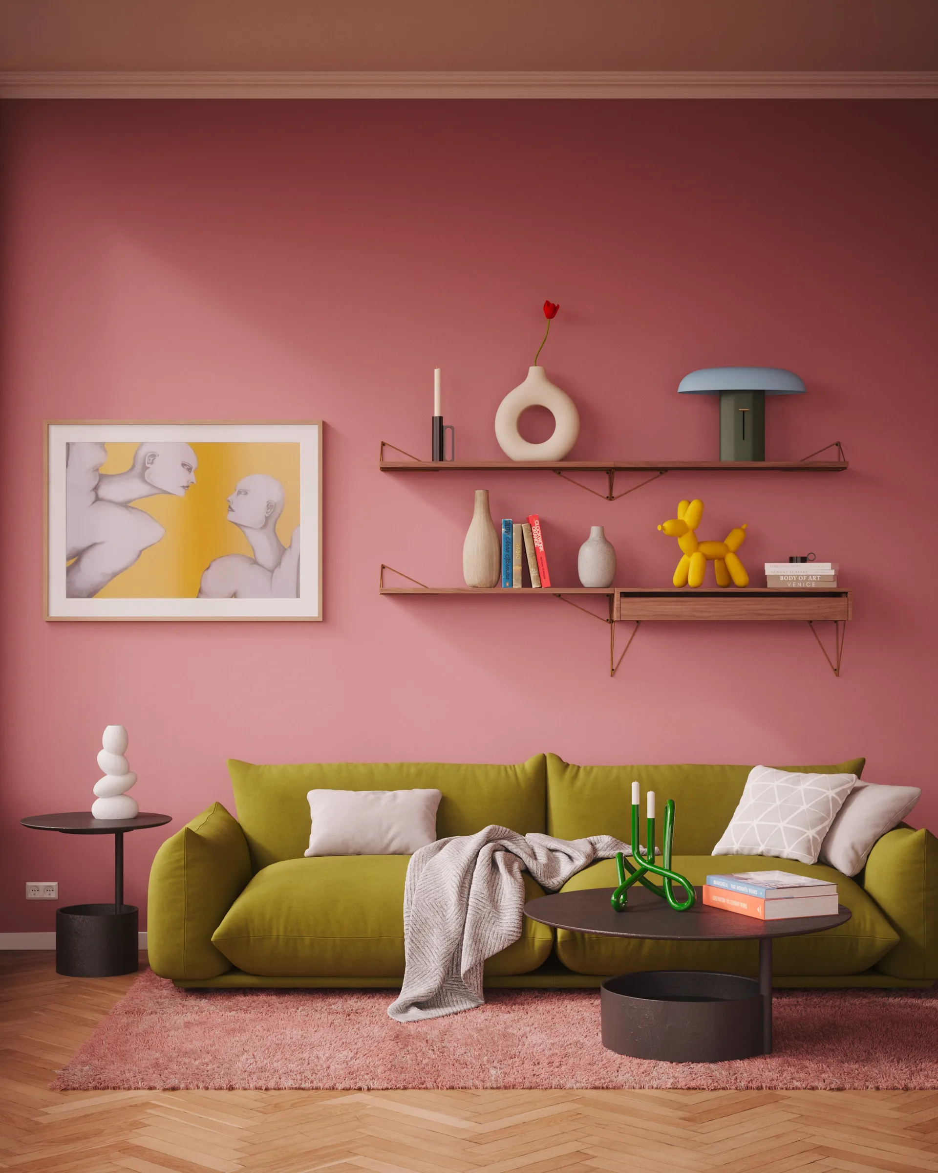 Pythagoras 引き出し L, walnut Maze | メイズ