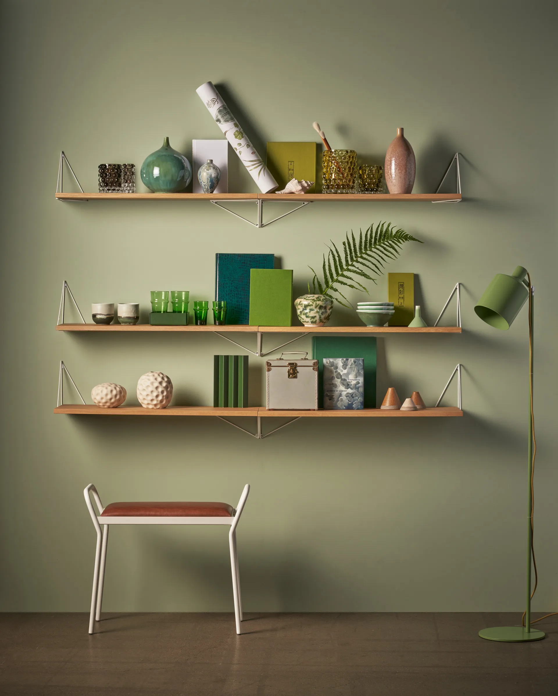 Pythagoras シェルフ, ラージ, oak Maze | メイズ