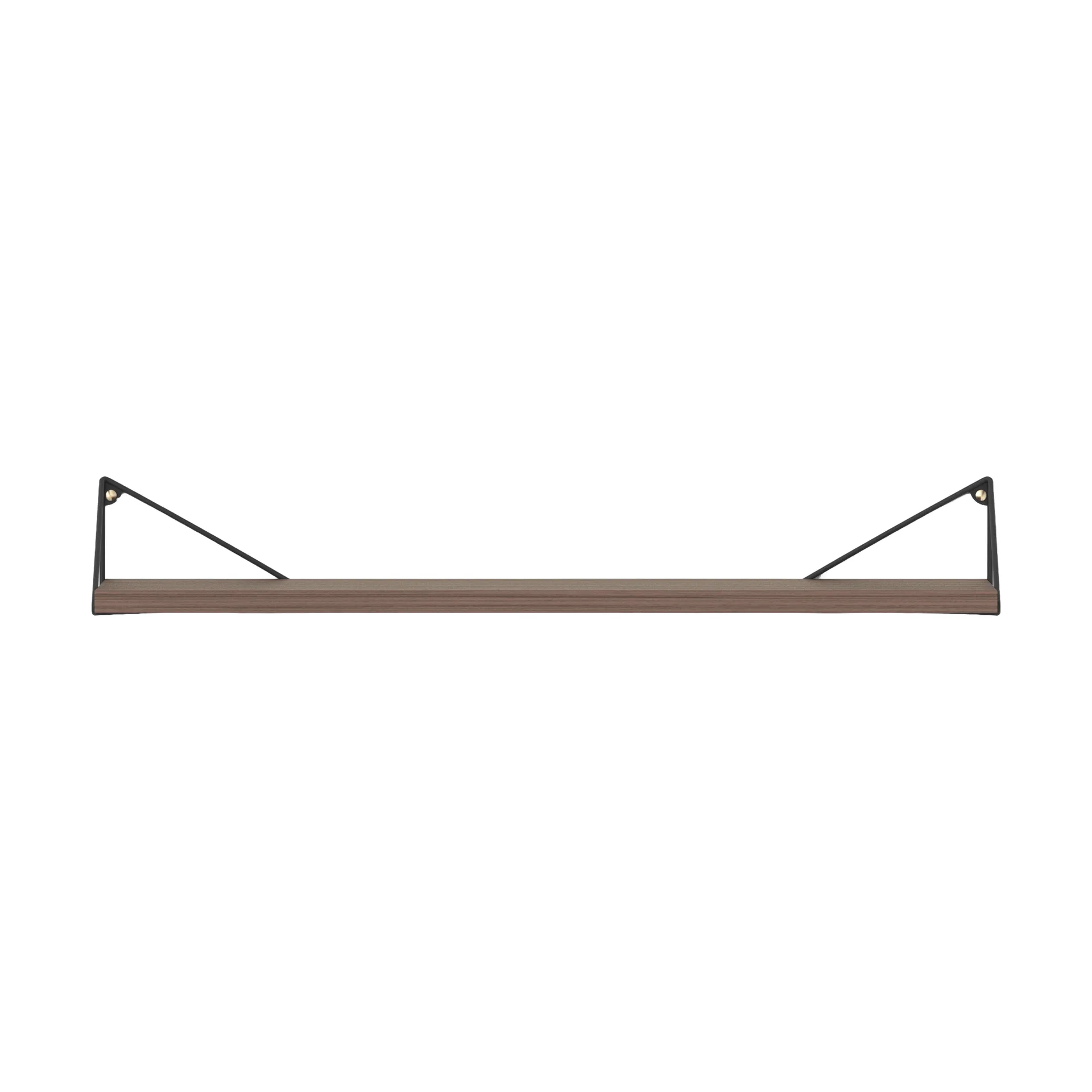 Pythagoras シェルフ, walnut-black, 20x80 cm,  Maze