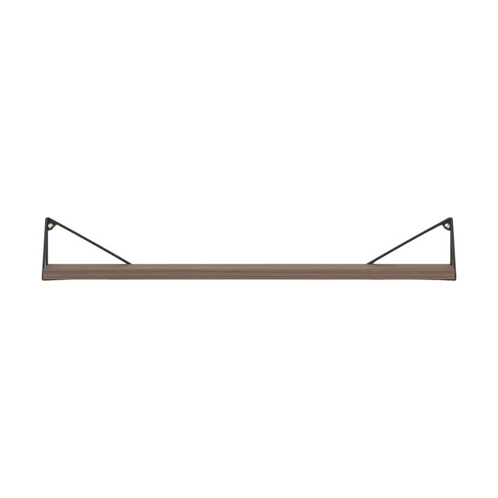 Pythagoras シェルフ, walnut-black, 20x80 cm - Maze