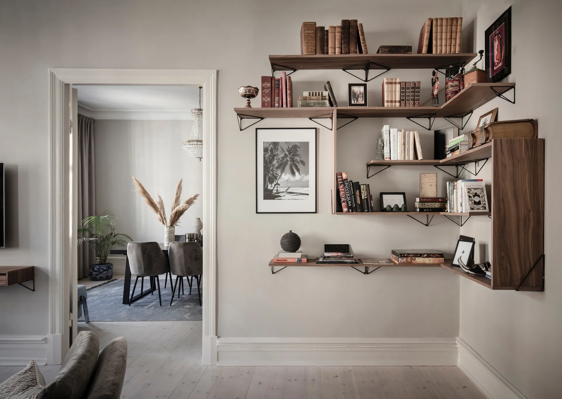 Pythagoras シェルフ, walnut Maze | メイズ