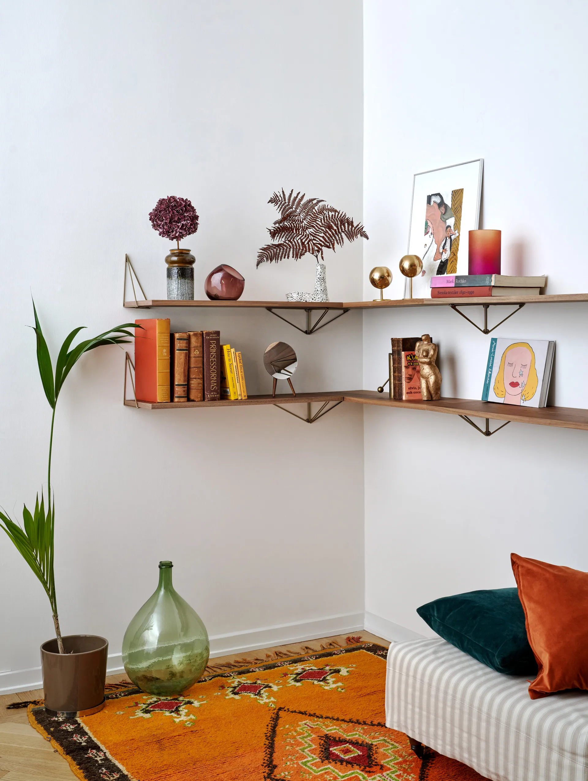 Pythagoras シェルフ, ラージ, walnut Maze | メイズ