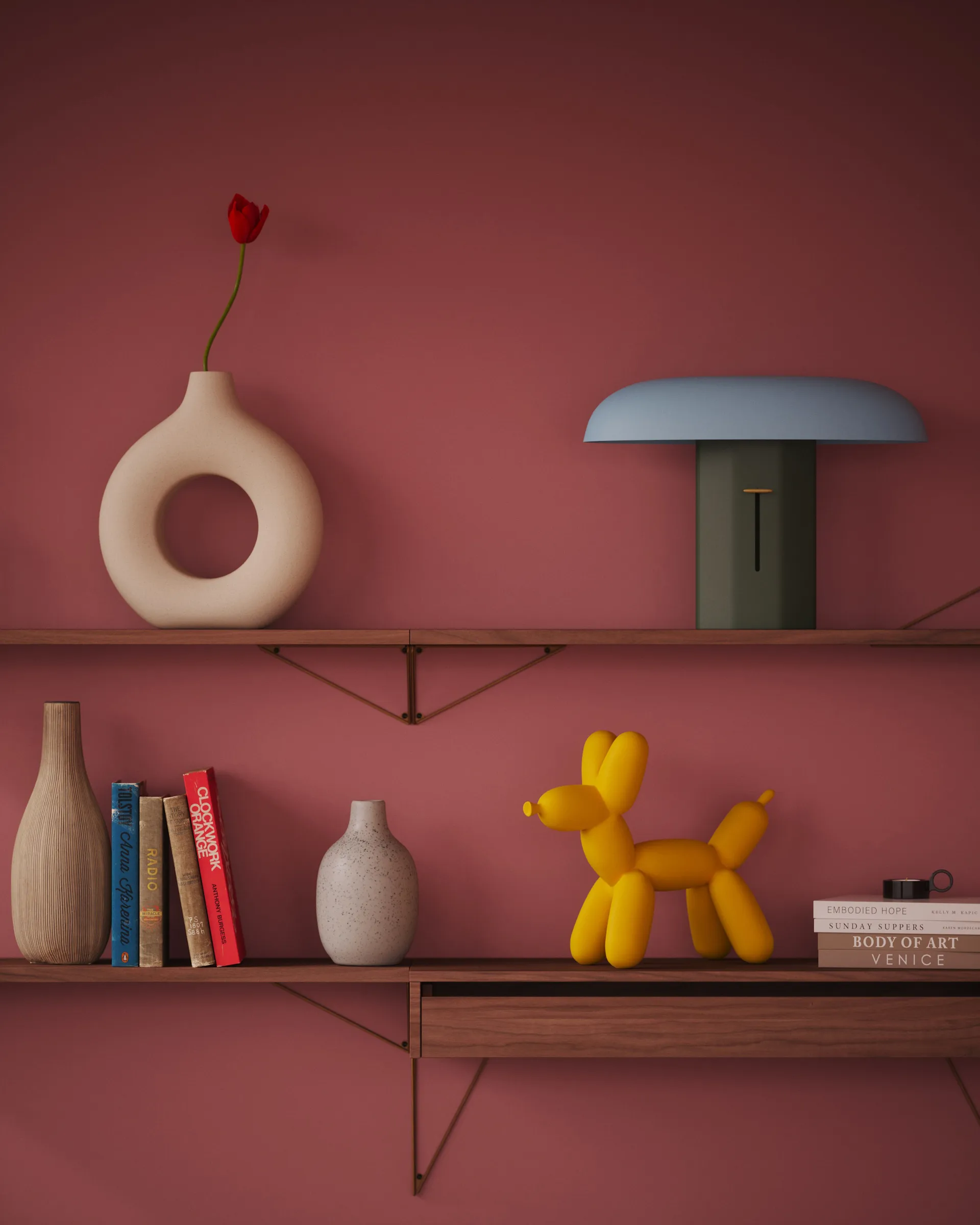 Pythagoras シェルフ, ラージ, walnut Maze | メイズ