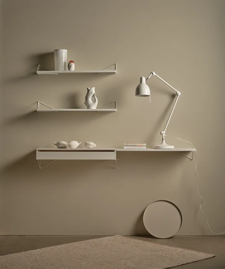 Ⓣ*！様 maze PYTHAGORAS SHELFホワイト Maze からのPythagoras シェルフ, White, 20x80 cm - NordicNest.jp