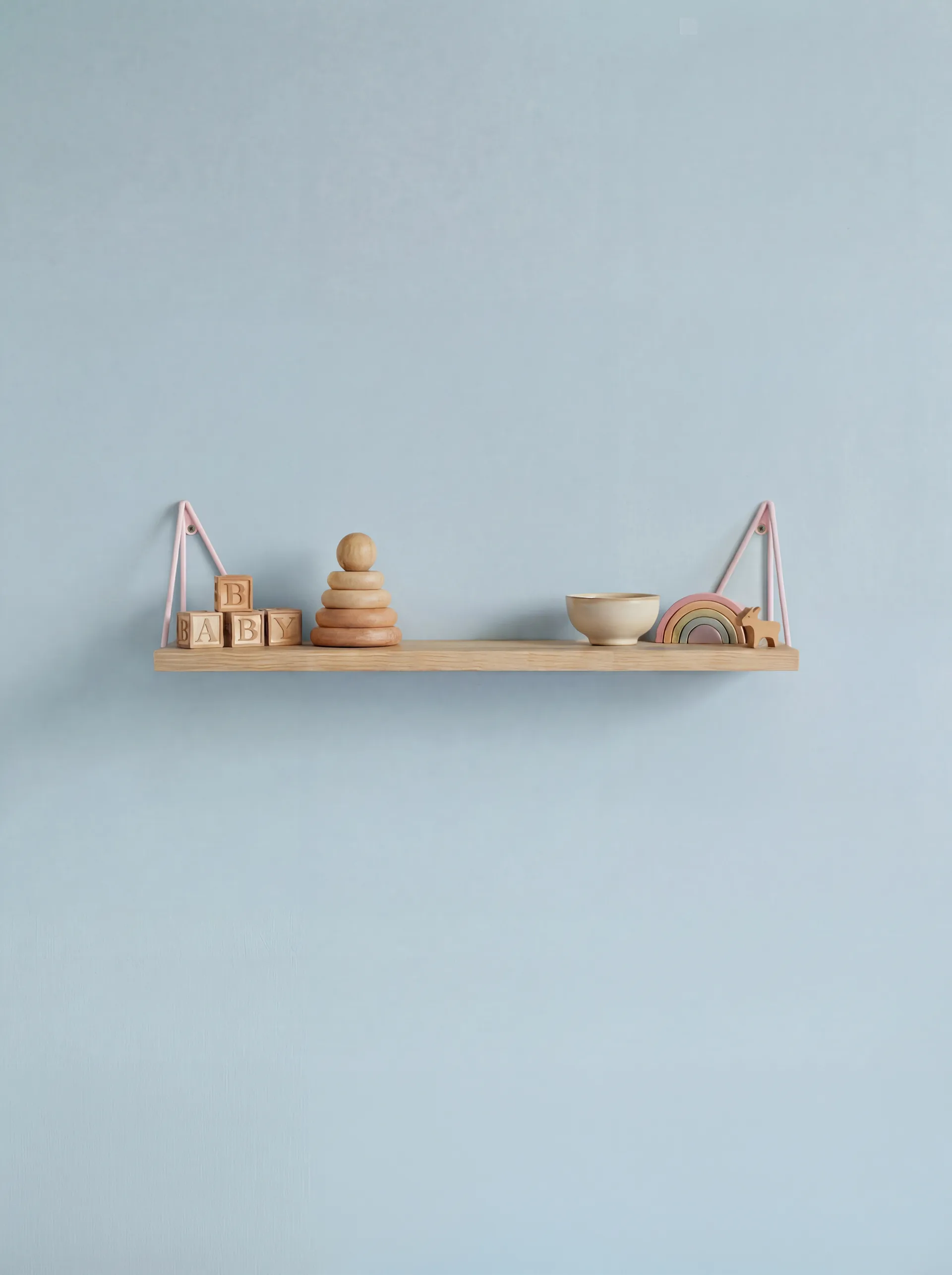Pythagoras XS シェルフ, Ash-pale pink, 41x13.8x12 cm Maze | メイズ