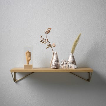 Pythagoras XS シェルフ - oak, brass - Maze | メイズ