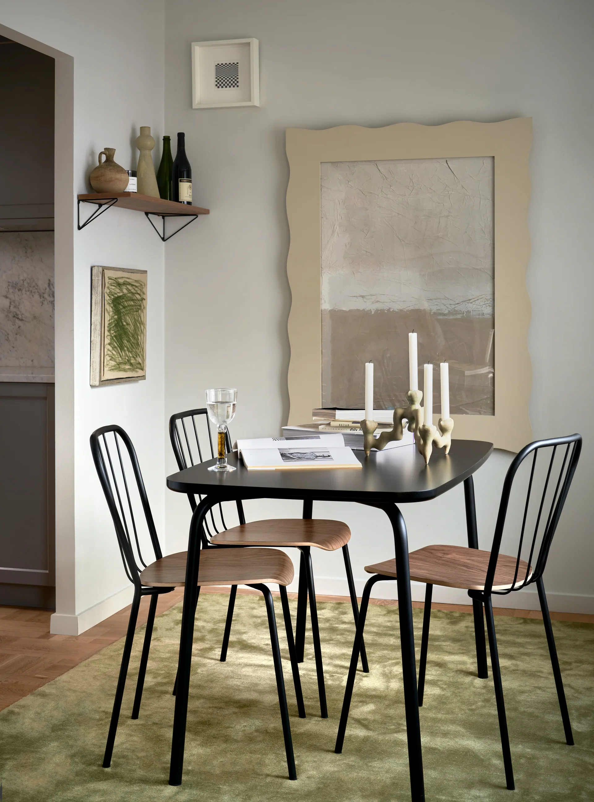 Same チェア スツール, Black-walnut Maze | メイズ