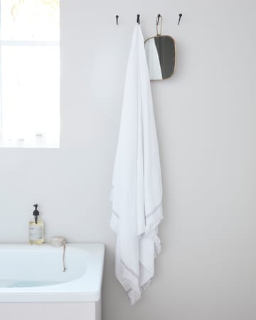 Meraki タオル ホワイト & グレー ストレック - 100x180 cm - Meraki | メラキ