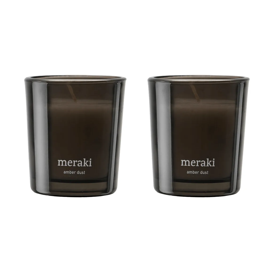 Meraki アロマキャンドル 12時間 2個, Amber dust Meraki | メラキ
