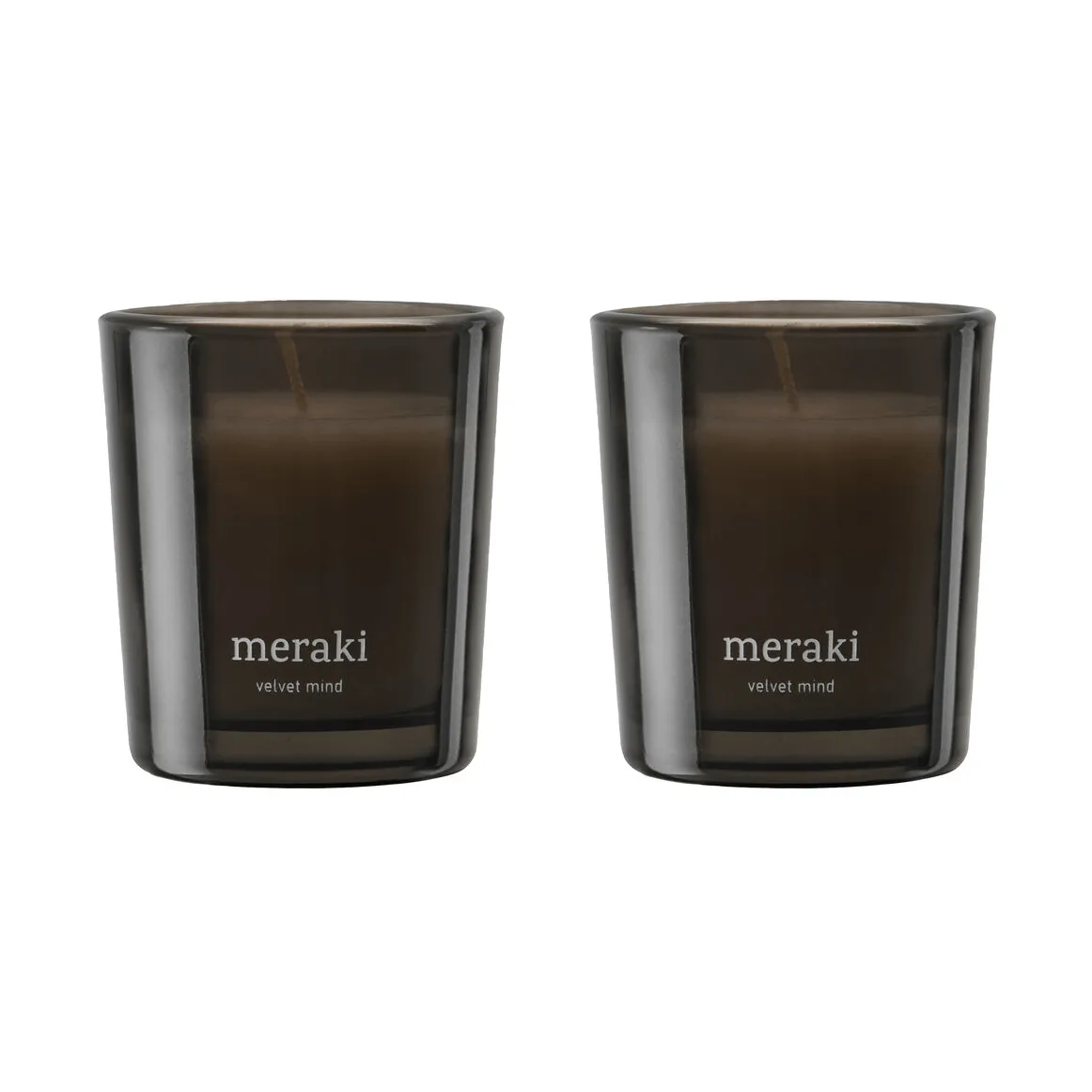 Meraki アロマキャンドル 12時間 2個, Velvet mind Meraki | メラキ