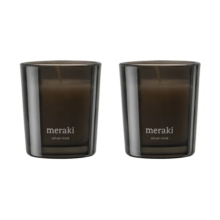 Meraki アロマキャンドル 12時間 2個 - Velvet mind - Meraki | メラキ