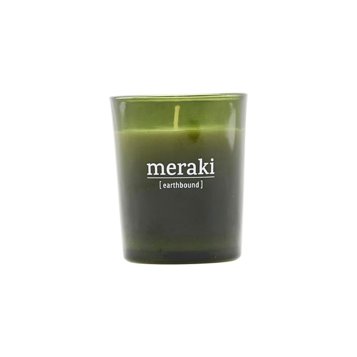 Meraki 香り付き キャンドル グリーン グラス 12 時間 - earthbound - Meraki | メラキ