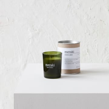 Meraki 香り付き キャンドル グリーン グラス 12 時間 - green herbal - Meraki | メラキ