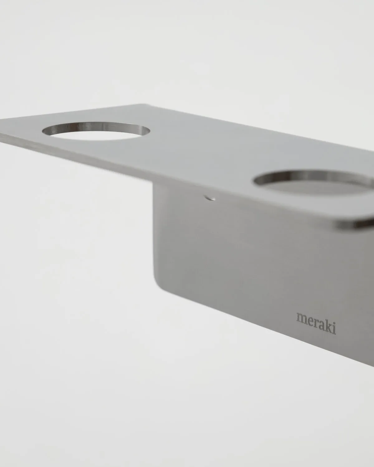 Meraki フラッシュハンガー, ブラッシュド シルバーカラー、ボトル2本用 Meraki | メラキ