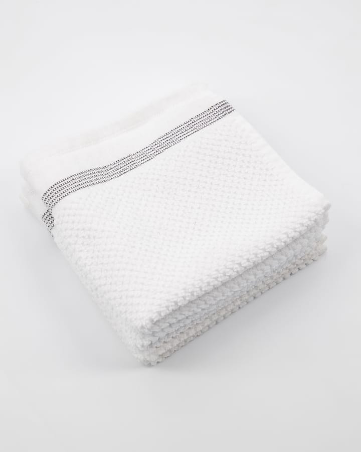 Meraki タオル ホワ�イト & グレー ストレック 3パック, 30x30 cm Meraki | メラキ