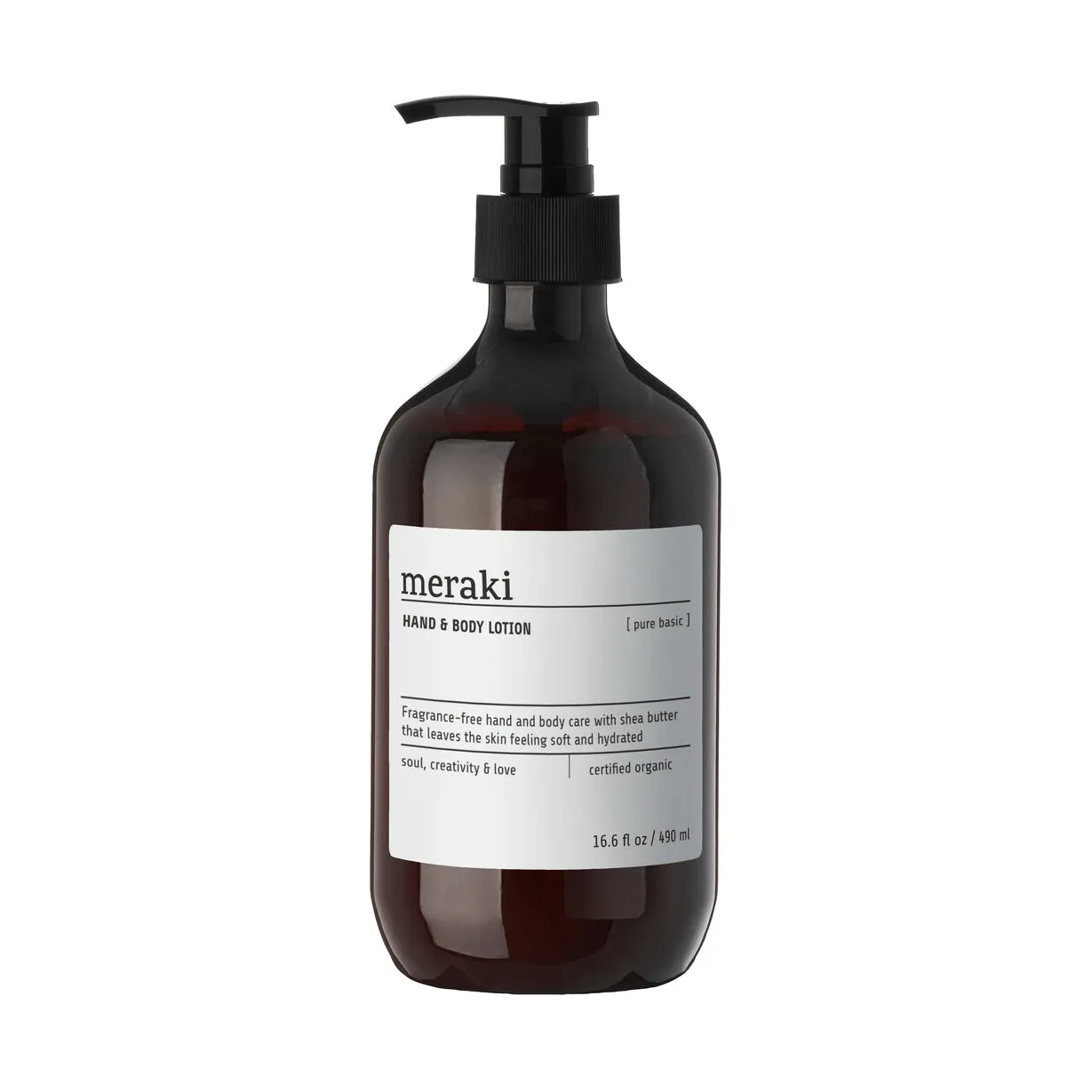 Meraki ハンド＆ボディローション 490 ml, Pure basic Meraki | メラキ