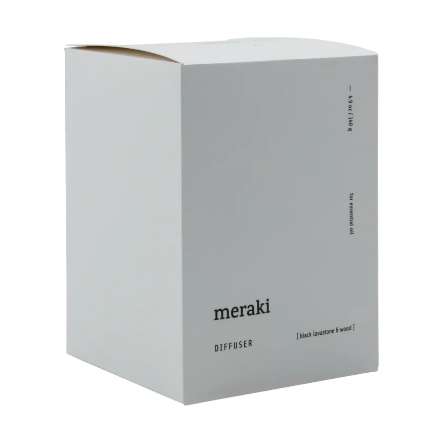 Meraki ディフューザー 溶岩石＆ウッド, Black Meraki | メラキ