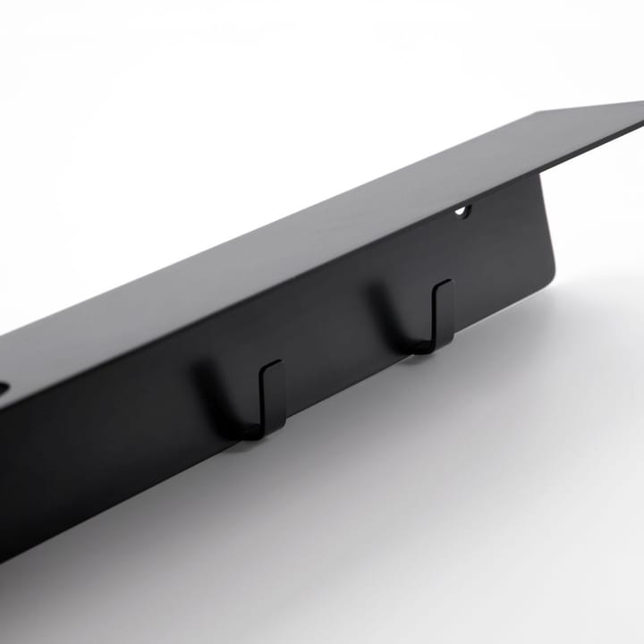 Meraki  ボトルハンガー＆フック付きシェルフ, Brushed black finish Meraki | メラキ