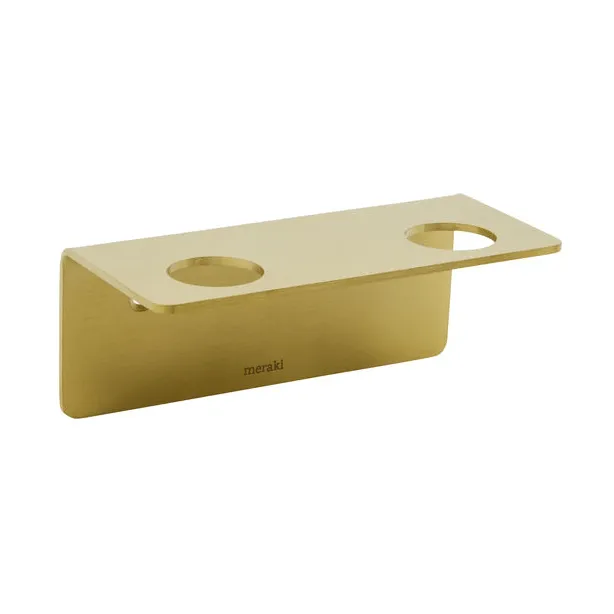 Meraki フラッシュハンガー - Brushed brass finish, for 2 bottles - Meraki | メラキ