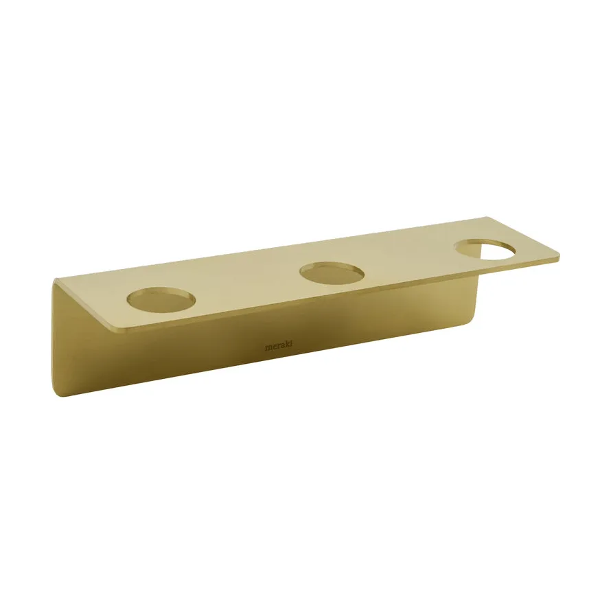 Meraki フラッシュハンガー, Brushed brass finish, for 3 bottles Meraki | メラキ