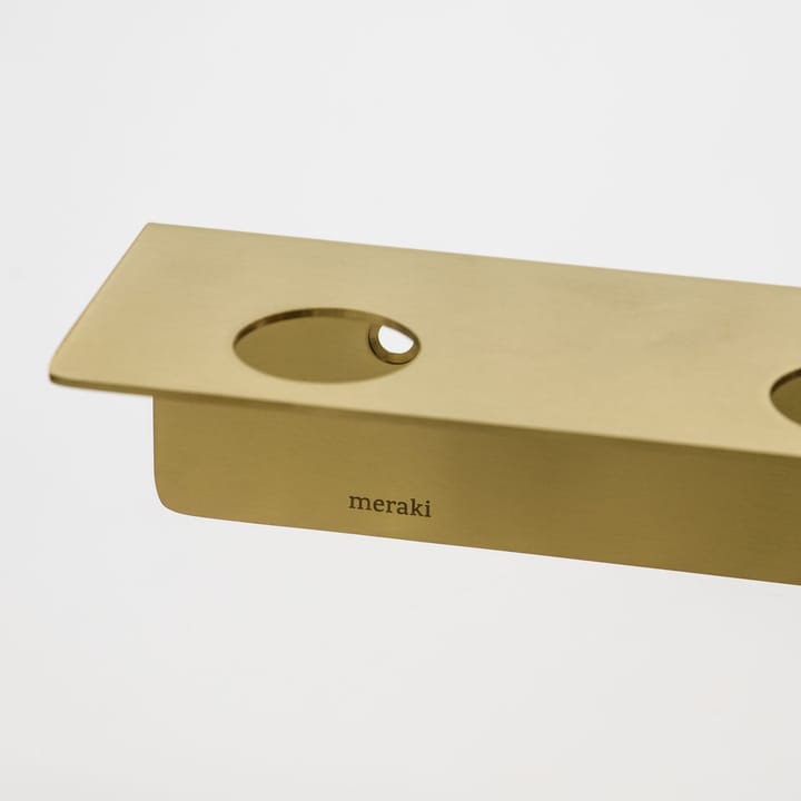 Meraki  ボトルハンガー＆フック付きシェルフ, Brushed brass finish Meraki | メラキ
