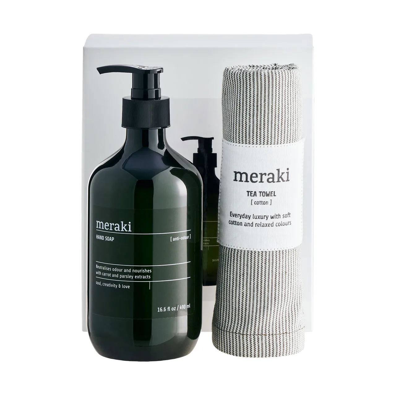 Meraki ギフトセット 無香 ソープ ＆ キッチンタオル, Everyday cleanliness Meraki | メラキ
