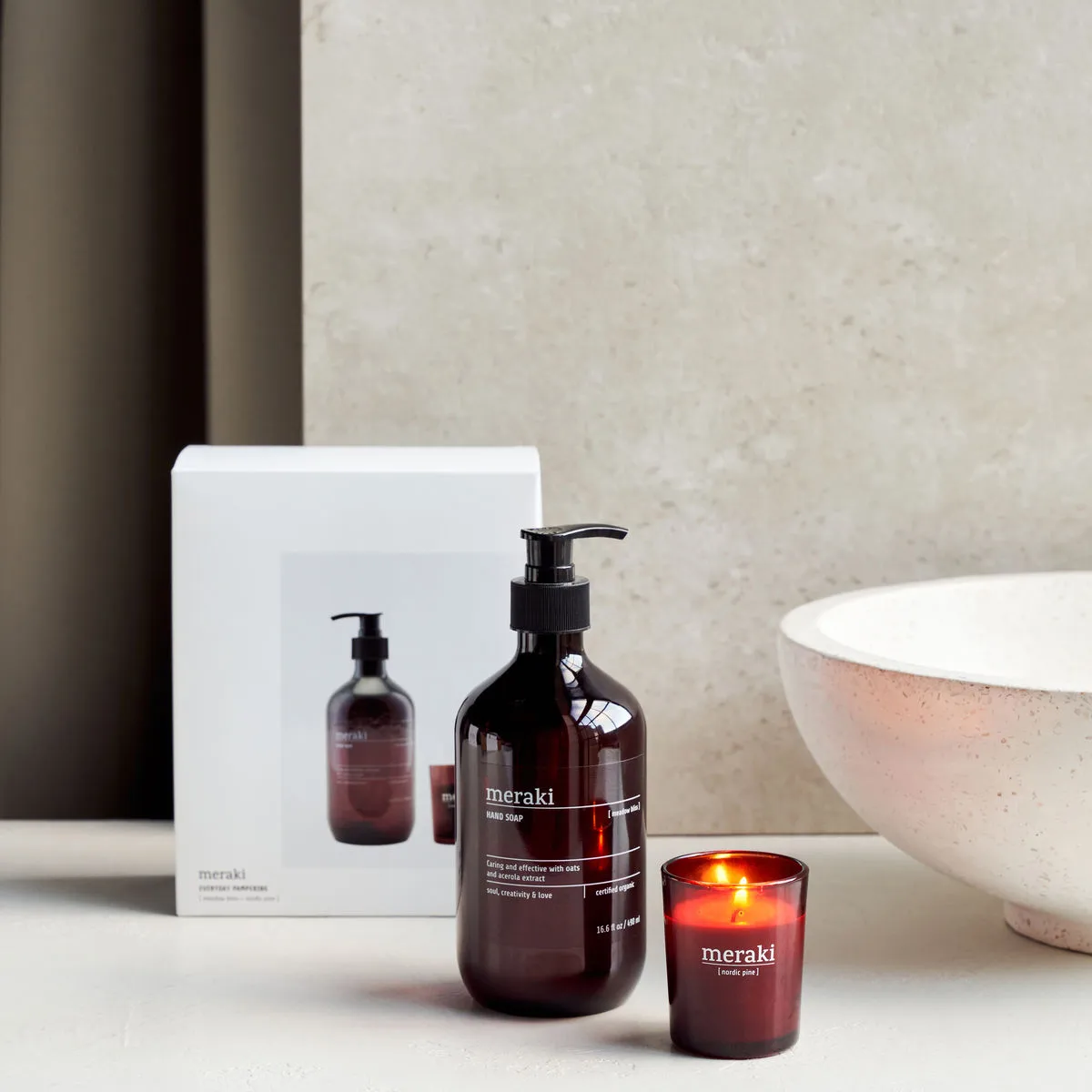 Meraki ギフトセット ハンドソープ & アロマキャンドル, Everyday pampering Meraki | メラキ