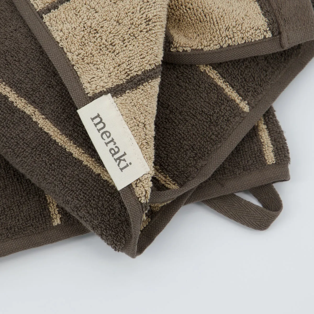 Stripe タオル 50x100 cm 2枚セット, Army Meraki | メラキ